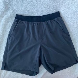 Mens Ten Thousand Interval Shorts Gray 7” Medium